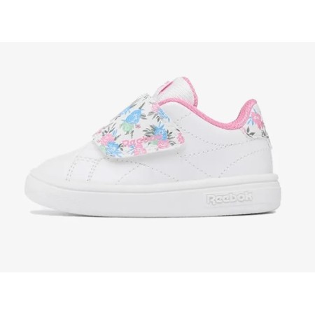 Reebok Court Clean Hook & Loop Βρεφικό Παπούτσι Λευκό