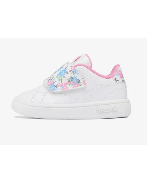 Reebok Court Clean Hook & Loop Βρεφικό Παπούτσι Λευκό