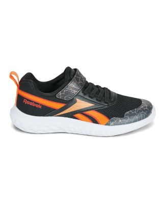 Reebok Rush Runner 5 Elastic Lace & Top Strap Παιδικό Παπούτσι Μαύρο Reebok Rush Runner 5 Elastic Lace & Top Strap Παιδικό Παπούτσι Μαύρο