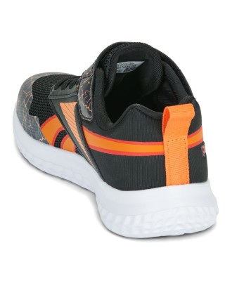 Reebok Rush Runner 5 Elastic Lace & Top Strap Παιδικό Παπούτσι Μαύρο