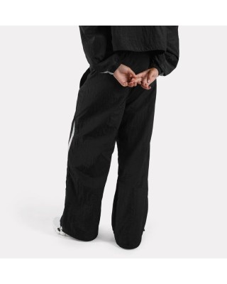 Reebok Heritage Blocked Woven Track Pant Γυναικείο Παντελόνι Μαύρο