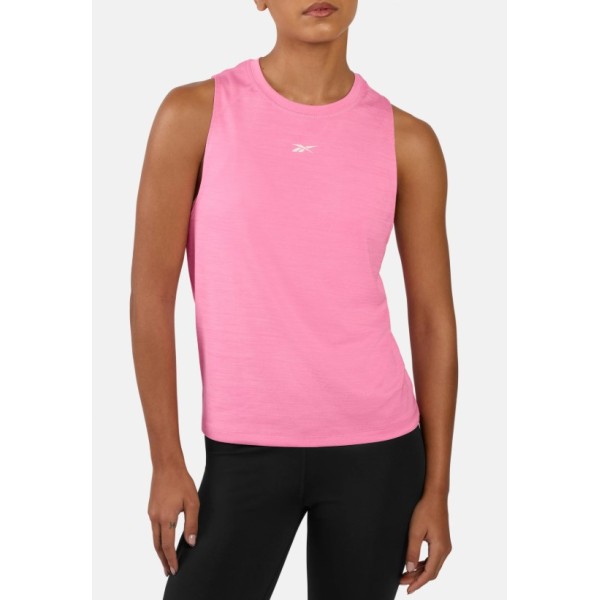 Reebok Id Train Tank Dp Γυναικείο Αμάνικο Ροζ Reebok Id Train Tank Dp Γυναικείο Αμάνικο Ροζ