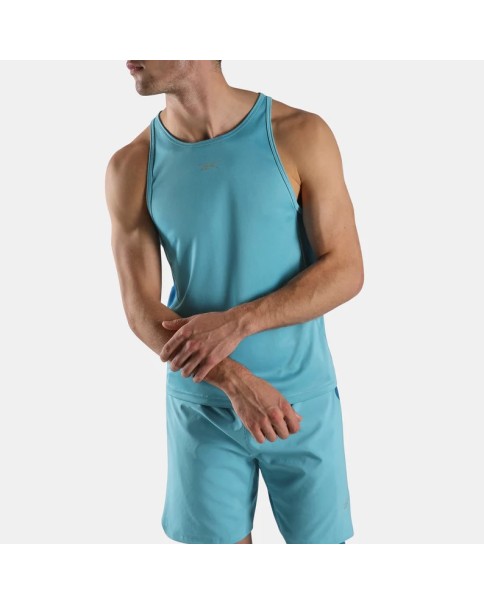 Reebok Id Run Tank Ανδρικό Αμάνικο Μπλε Reebok Id Run Tank Ανδρικό Αμάνικο Μπλε