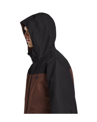 Jack Wolfskin Taubenberg 3In1 Jkt M Dark Brown Ανδρικό Μπουφάν