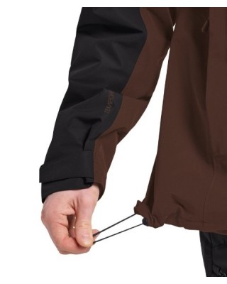 Jack Wolfskin Taubenberg 3In1 Jkt M Dark Brown Ανδρικό Μπουφάν
