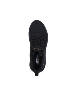 Skechers Bobs Squad Waves Γυναικείο Παπούτσι Μαύρο