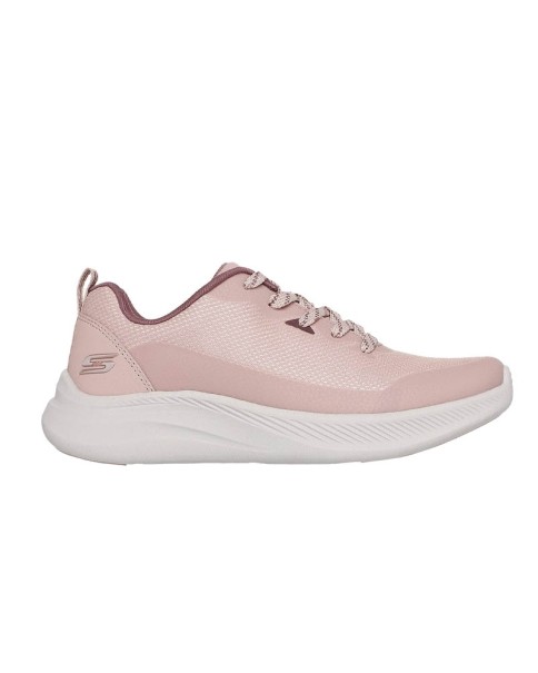 Skechers Bobs Mesh Lace Up Γυναικείο Παπούτσι Ροζ