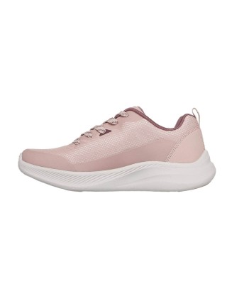 Skechers Bobs Mesh Lace Up Γυναικείο Παπούτσι Ροζ