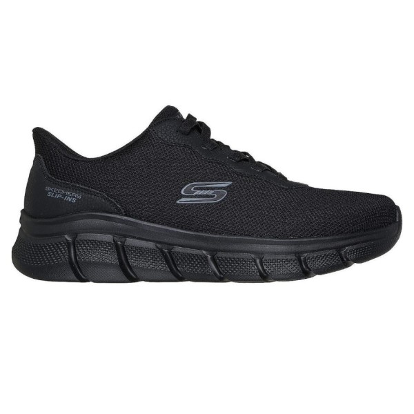 Skechers Glacial Edge Bobs Ανδρικό Παπούτσι Μαύρο