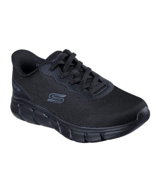 Skechers Glacial Edge Bobs Ανδρικό Παπούτσι Μαύρο
