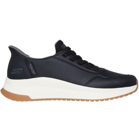 Skechers Bobs Sport Squad 4 Direct Step Ανδρικό Παπούτσι Μαυρο