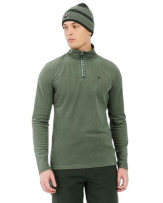 Protest 1/4 Zip Active Top Aspen Green Ανδρική Μπλούζα Fleece