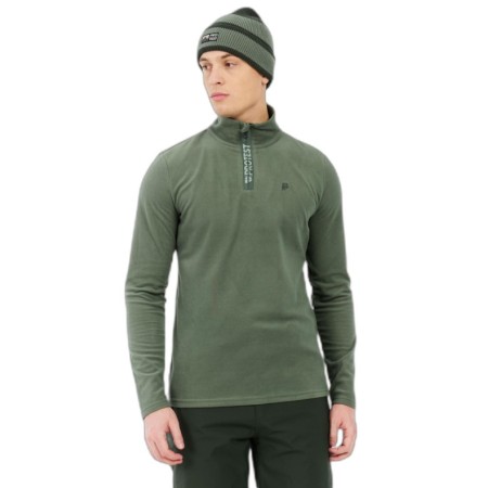 Protest 1/4 Zip Active Top Aspen Green Ανδρική Μπλούζα Fleece Protest 1/4 Zip Active Top Aspen Green Ανδρική Μπλούζα Fleece