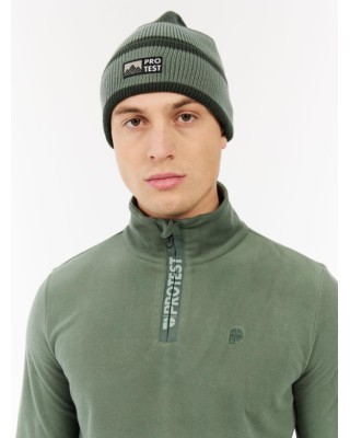 Protest 1/4 Zip Active Top Aspen Green Ανδρική Μπλούζα Fleece