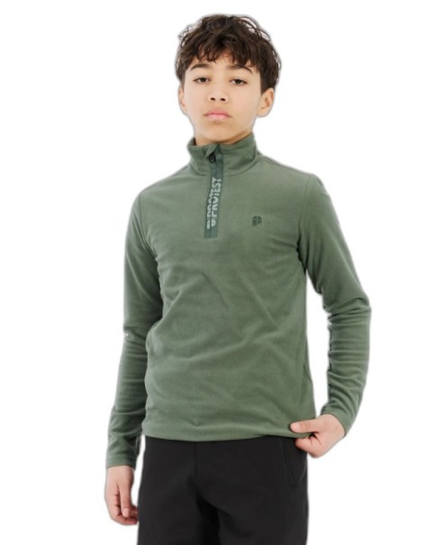 Protest Reperfecty JR 1/4 Zip Active Top Aspen Green Παιδική Μπλούζα Fleece