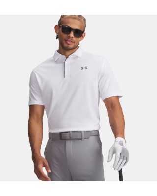 Under Armour Tech Ανδρικό Polo Λευκό Under Armour Tech Ανδρικό Polo Λευκό