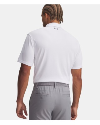 Under Armour Tech Ανδρικό Polo Λευκό
