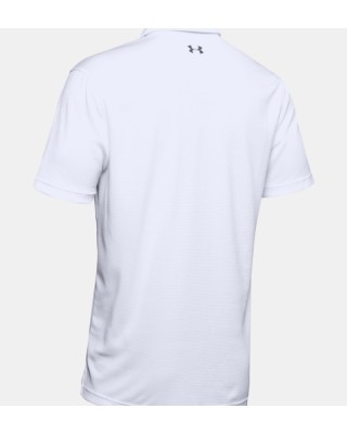 Under Armour Tech Ανδρικό Polo Λευκό