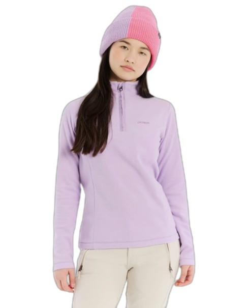 Protest Remutey JR 1/4 Zip Active Top Thistle Purple Παιδική Μπλούζα Fleece