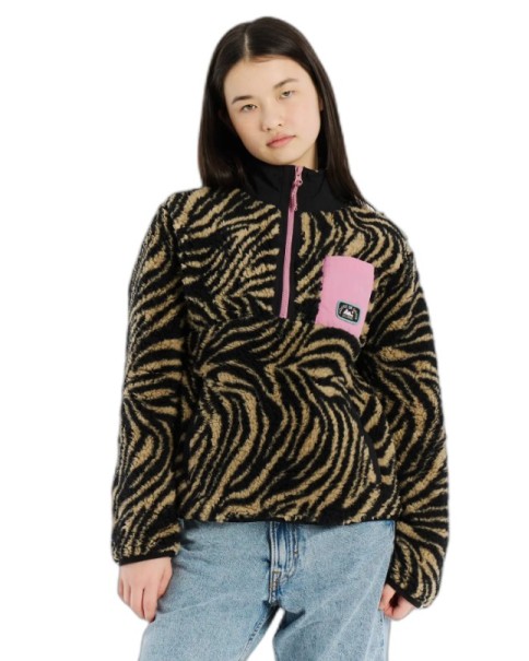 Protest Denica JR 1/4 Zip Active Top BambooBeige Παιδική Μπλούζα Fleece Protest Denica JR 1/4 Zip Active Top BambooBeige Παιδική Μπλούζα Fleece