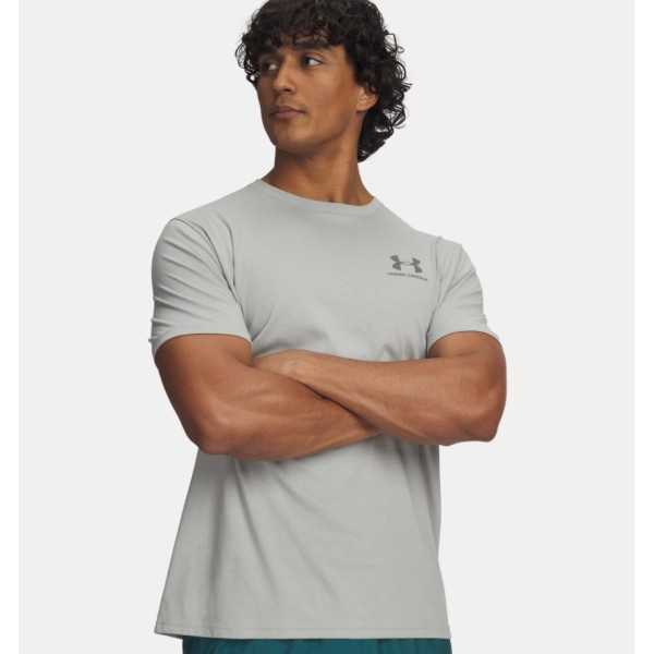 Under Armour M Sportstyle Lc Ss Ανδρικό T-Shirt Λαδί