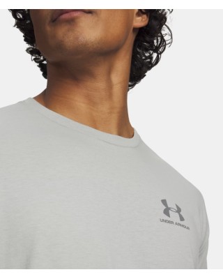 Under Armour M Sportstyle Lc Ss Ανδρικό T-Shirt Λαδί