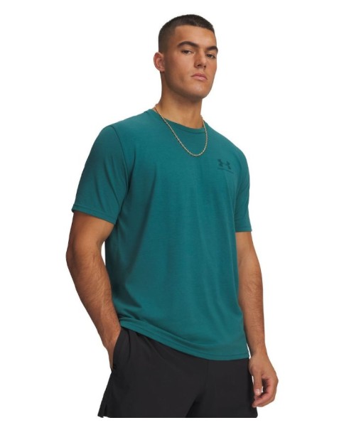Under Armour M Sportstyle Lc Ss Ανδρικό T-Shirt Πράσινο Under Armour M Sportstyle Lc Ss Ανδρικό T-Shirt Πράσινο