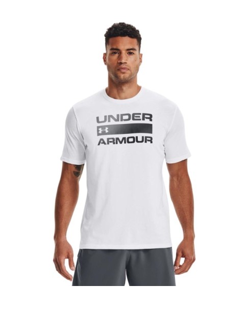 Under Armour Team Issue Wordmark Ss Ανδρικό T-Shirt Λευκό