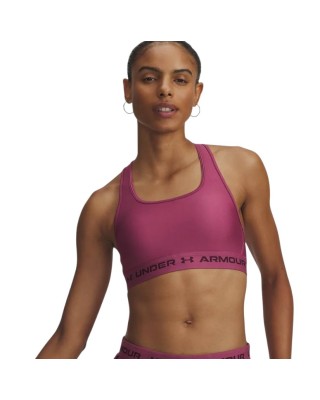 Under Armour Crossback Mid Bra Αθλητικά Μπουστάκια Μπορντω