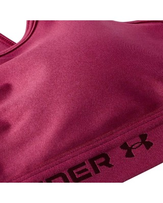 Under Armour Crossback Mid Bra Αθλητικά Μπουστάκια Μπορντω