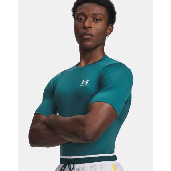 Under Armour Hg Comp Ss Ανδρικό Ισοθερμικό Πράσινο