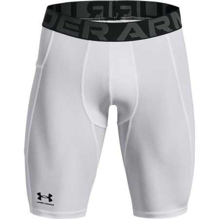 Under Armour Hg Lng Shorts Ανδρικό Σορτς Λευκό