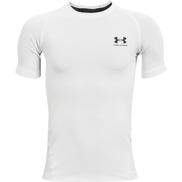 Under Armour Heatgear Παιδική Ισοθερμική Μπλούζα Λευκή