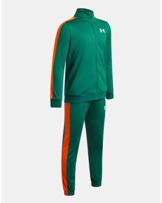 Under Armour Knit Track Suit Σετ Φόρμας Παιδικό Πράσινο