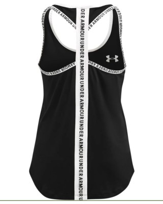 Under Armour Tech Knockout Tank G Παιδικό Αμάνικο Μαύρο Under Armour Tech Knockout Tank G Παιδικό Αμάνικο Μαύρο