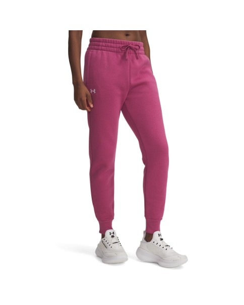 Under Armour Rival Fleece Jogger Γυναικεία Παντελόνια Ροζ