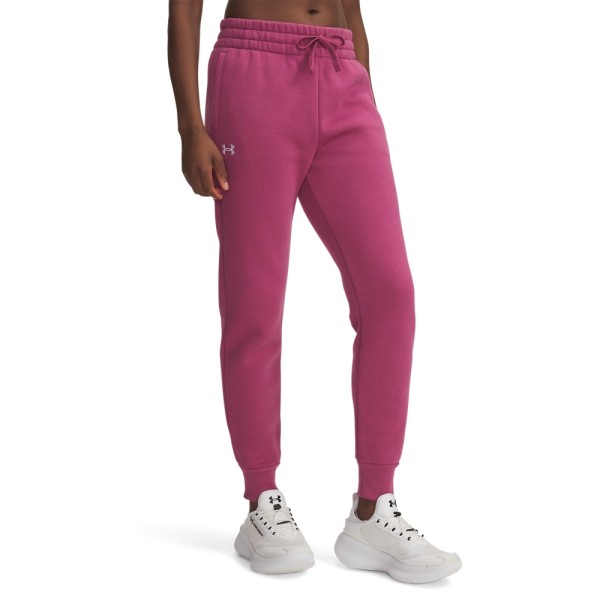 Under Armour Rival Fleece Jogger Γυναικεία Παντελόνια Ροζ