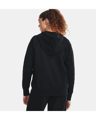Under Armour Rival Fleece Fz Hoodie Γυναικείες Ζακέτες Μαύρη