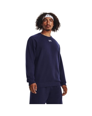 Under Armour Rival Fleece Crew Ανδρικές Μπλούζες Μπλε