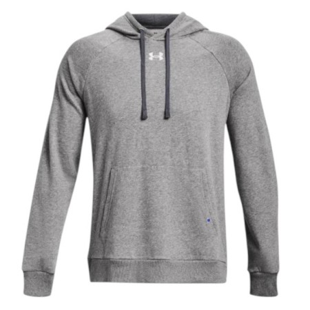 Under Armour Rival Fleece Hoodie Ανδρικές Μπλούζες Γκρι