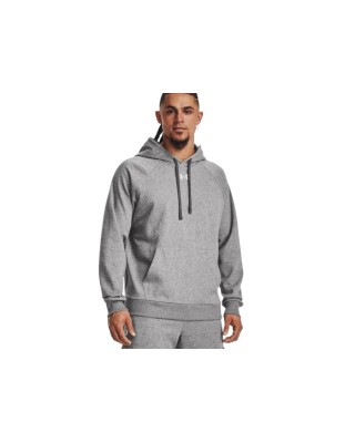 Under Armour Rival Fleece Hoodie Ανδρικές Μπλούζες Γκρι