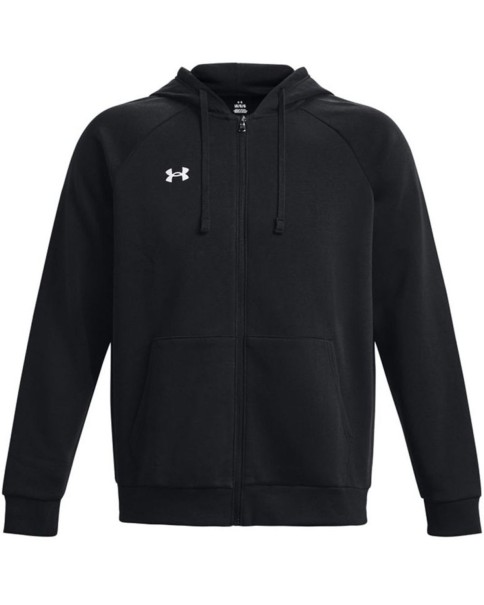 Under Armour Rival Fleece Fz Hoodie Ανδρική Ζακέτα Μαύρη