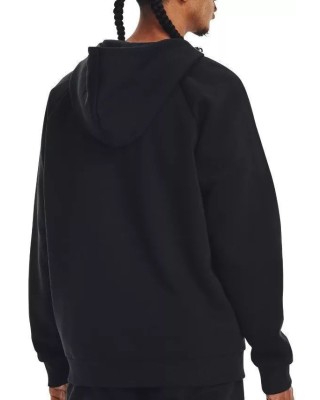 Under Armour Rival Fleece Fz Hoodie Ανδρική Ζακέτα Μαύρη