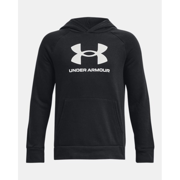 Under Armour Rival Fleece Bl Hoodie Παιδική Μπλούζα Μαύρη