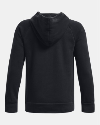 Under Armour Rival Fleece Bl Hoodie Παιδική Μπλούζα Μαύρη