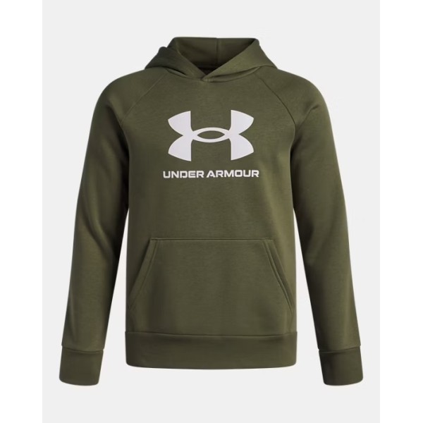 Under Armour Rival Fleece Bl Hoodie Παιδική Μπλούζα Λαδί