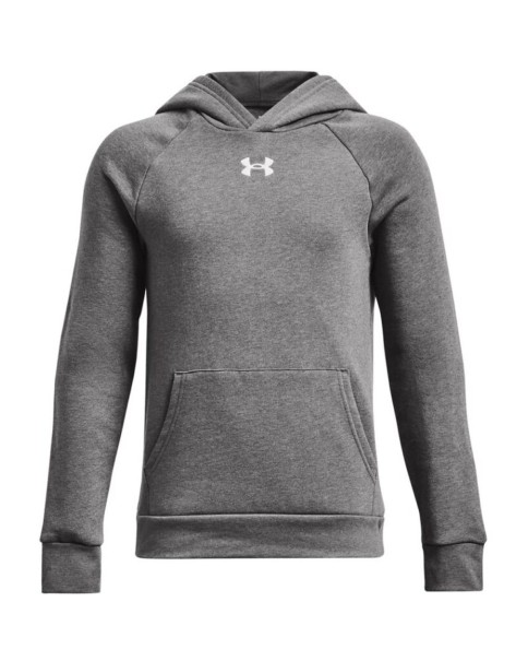 Under Armour Rival Fleece Hoodie Παιδικές Μπλούζες Γκρι