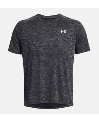 Under Armour Tech Textured Ss Ανδρικό T-Shirt Μαύρο