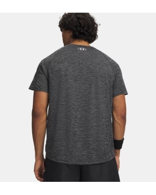 Under Armour Tech Textured Ss Ανδρικό T-Shirt Μαύρο Under Armour Tech Textured Ss Ανδρικό T-Shirt Μαύρο