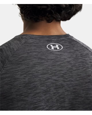 Under Armour Tech Textured Ss Ανδρικό T-Shirt Μαύρο Under Armour Tech Textured Ss Ανδρικό T-Shirt Μαύρο